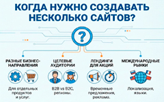 Один или несколько сайтов: как не потерять трафик, клиентов и бюджет при расширении?