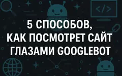 5 способов, как посмотреть сайт «глазами» Googlebot