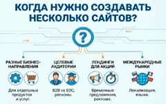 Один или несколько сайтов: как не потерять трафик, клиентов и бюджет при расширении?